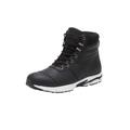 Extra Wide Width Men's Sneaker boots by KingSize in Black (Size 15 EW)
