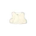 Cat & Jack Faux Fur Vest: Ivory Print Jackets & Outerwear - Size 3-6 Month