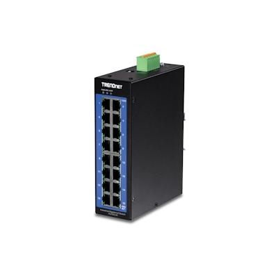 TRENDnet TI-G160i-M 16-Port Switch, Industrial Gigabit L2 Managed DIN-Rail