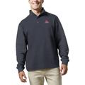 Men's League Collegiate Wear Navy American University Eagles Fleece Quarter Snap Up Pullover Sweatshirt