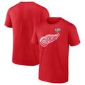 Men's Fanatics Branded Red Detroit Wings 2023 NHL Global Series Logo T-Shirt