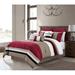 Safdie & Co. Inc. Microfiber 7 Piece Comforter Set Polyester/Polyfill/Microfiber in Red | Queen | Wayfair 60926.7Q.11