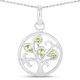 Rafaela Donata - Kette Tree of Life Sterling Silber Granat in Silber Ketten Damen