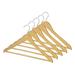 Dotted Line™ Aiden Wood Hanger for Dress/Shirt/Sweater in Brown | 9.5 H x 17.25 W in | Wayfair 66FC102AE11A443B83FDEFDAD4CDF6E2