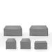 Rebrilliant Furniture Outdoor Water Resistant Conversation Set Cover in Gray | 77.5 H x 127.5 W x 102.5 D in | Wayfair