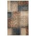 Blue/Brown 72 x 48 x 0.31 in Area Rug - Charlton Home® Althrop Area Rug w/ Non-Slip Backing Polypropylene | 72 H x 48 W x 0.31 D in | Wayfair