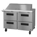 Hoshizaki SR48B-18MD4 Steelheart Series 48" Sandwich/Salad Prep Table w/ Refrigerated Base, 115v, Sandwich Prep Table, Stainless Steel