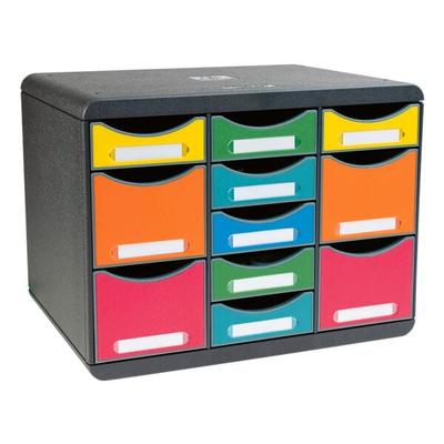 EXACOMPTA Schubladenbox »Store-Box Multi Iderama« 11 Schübe mehrfarbig, 35.5x27.1x27 cm