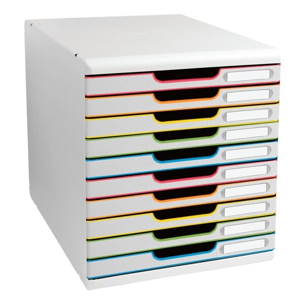 EXACOMPTA Schubladenbox »MODULO A4+« 10 Schübe weiß, 28.8x32x35 cm Image