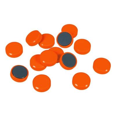 100er-Pack Facettenrand-Magnete Ø 3 cm orange, EICHNER, 1 cm