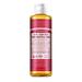 Dr. Bronner s - Pure-Castile Liquid Soap (Rose 8 ounce) - Made with Organic Oils 18-in-1 Uses: Face Body Hair Laundry Pets and Dishes Concentrated Vegan Non-GMO