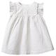 United Colors of Benetton Baby-Mädchen 4pwmav009 Kleid, Weiß A Fantasia 66n, 56 cm
