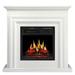 Freestanding Electric Fireplace Mantel Surround Firebox TV Stand with Remote Control, Adjustable Led Flame