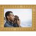 28x36 Bamboo Gold Complete Wood Picture Frame with UV Acrylic, Foam Board Backing, & Hardware