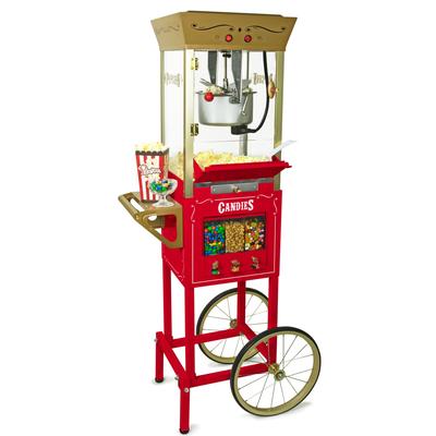 Nostalgia 53-Inch Popcorn Cart with Candy Dispenser