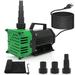 BARST 1800GPH Submersible Water Pump 150W High Flow Pond Pump with 25ft Power Cord Fountain Pump for Waterfall Koi Pond Fish Aquarium Tank Hydroponic with Pump Barrier Bag