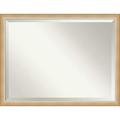 Amanti Art Wall Mounted Framed Vanity Mirror Glass Size 40x30 Eva Ambre Gold