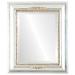 OVALCREST by The OVALCREST Mirror Store Boston Framed Rectangle Mirror in Silver Leaf with Brown Antique - Silver/Brown 25x35