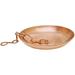 Rastogi Handicrafts Rain Chain Copper Basin Bowl for Rain Chain Pure Copper 1- Pack