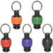 5 Pieces 1/4 Inch Ball Grip Carrying Bit Holder with Keychain Ring and a Black Carabiner Screwdriver Bit Holders Aluminum Quick-Change Screwdriver Bits Holder Organizer Tool for 1/4 Screws Drivers