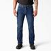 Dickies Men's Flex Regular Fit 5-Pocket Jeans - Medium Denim Wash Size 36 X 34 (DD605)