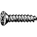 AMZ Clips And Fasteners 50 #10 X 1 Phillips Flat Head Tapping Screws Black Oxide