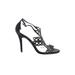 Caparros Heels: Black Solid Shoes - Women's Size 8 - Open Toe