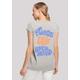 T-Shirt F4NT4STIC "Peace Love and Open Mind" Gr. XXL, grau (heather grey) Damen Shirts Jersey