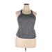 Nike Active Tank Top: Gray Activewear - Women's Size X-Large