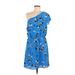 Finn & Grace Casual Dress: Blue Dresses - Women's Size Medium