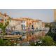 Difficult Jigsaw Puzzles For Adults 1000 Pieces France Houses Marinas Boats Martigues Canal Cities Photo 75 * 50Cm
