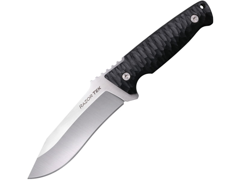 Cold Steel Razor Tek CSFX5RZR 5.00 in Fixed Blade Knife Black sculpted GFN CSFX5RZR