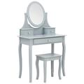 Grace LED Mirror Dressing Table Grey