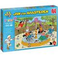 Jumbo 20079 - Jan van Haasteren, Das Tier-Karussell, Comic-Puzzle, 240 Teile - Jumbo Spiele