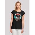 T-Shirt F4NT4STIC "Retro Gaming Way of the Exploding Fist Christmas Design" Gr. 4XL, schwarz Damen Shirts Jersey