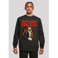 Sweatshirt F4NT4STIC "ACDC Rock Musik Band Angus Highway To Hell" Gr. 4XL, schwarz Herren Sweatshirts