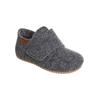 Hausschuh MOLS "Heiris", Gr. 25, grau (dunkelgrau, meliert), Synthetik, casual, Schuhe, in trendiger Filzoptik