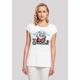 T-Shirt F4NT4STIC "Extended Shoulder Shirt 'Big Bang Theory Bazinga Kitty'" Gr. 5XL, weiß Damen Shirts Jersey