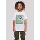 T-Shirt F4NT4STIC "Looney Tunes Bugs Bunny Funny Face" Gr. 146/152, weiß Mädchen Shirts T-Shirts