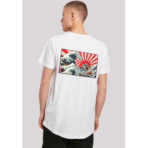 „T-Shirt F4NT4STIC „“Kanagawa Welle Japan““ Gr. XL, weiß Herren Shirts T-Shirts Print“