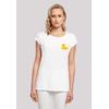 T-Shirt F4NT4STIC "Yellow Rubber Duck SHORT SLEEVE", Damen, Gr. XS, weiß, Obermaterial: 100% Baumwolle, casual, regular fit, Rundhals, Kurzarm ohne Bündchen, Shirts, Print