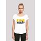 T-Shirt F4NT4STIC "Spongebob Schwammkopf I'M READY - Ich bin bereit" Gr. 3XL, weiß Damen Shirts Jersey