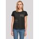 T-Shirt F4NT4STIC "happiness" Gr. 4XL, schwarz Damen Shirts Jersey