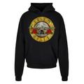 Kapuzenpullover F4NT4STIC "PLUS SIZE Guns 'n' Roses Vintage Classic Logo Black" Gr. XXL, schwarz Herren Pullover Kapuzenpullover