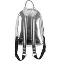 Rucksack URBAN CLASSICS "Unisex Midi Metallic Backpack" silberfarben (silver) Rucksäcke