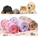 Yirtree Pet Dog Puppy Blanket Paw Print Fleece Blanket for Small Medium Large Pet Dog Cat Warm Soft Sleep Mat Puppy Kitten Soft Blanket Throw Doggy Warm Bed Mat