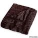 Swift Home Soft Embossed Imitation Faux Fur Throw Bedding Blanket Bedspread