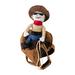 HHei_K Pet Costume Dog Costume Halloween Pet Costume Set Cowboy Rider Style With Doll And Hat Dog Cat Funny Clothes Pet Costume