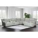 Signature Design by Ashley McClelland Gray 7-Piece Reclining Sectional with Chaise - 144"W x 115"D x 41"H