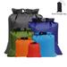 6PCS/Set Travel Dry Sack Large Capacity Outdoor Rafting Bag Sack Backpack Storage Bag Waterproof Pouch MULTICOLOR